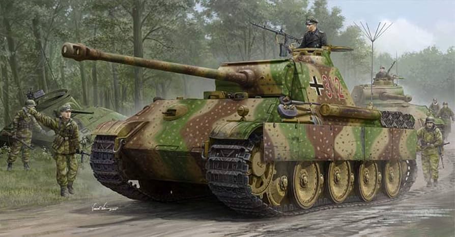 1／35 ドイツ軍パンサー戦車　戦車クルー 1／35 ドイツ軍パンサー戦車 戦車クルー